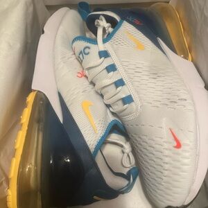 Nike Men’s Sneakers White Blue Yellow